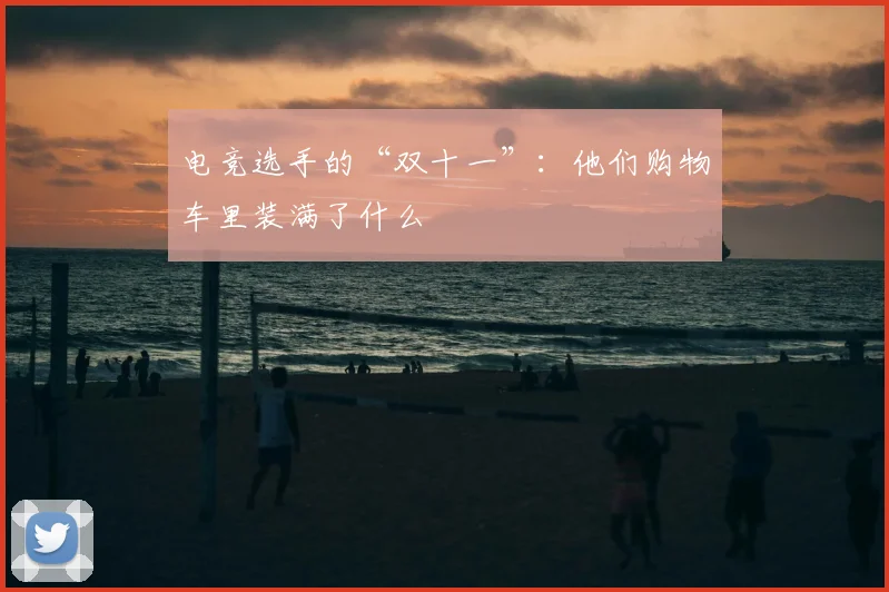 电竞选手的“双十一”：他们购物车里装满了什么